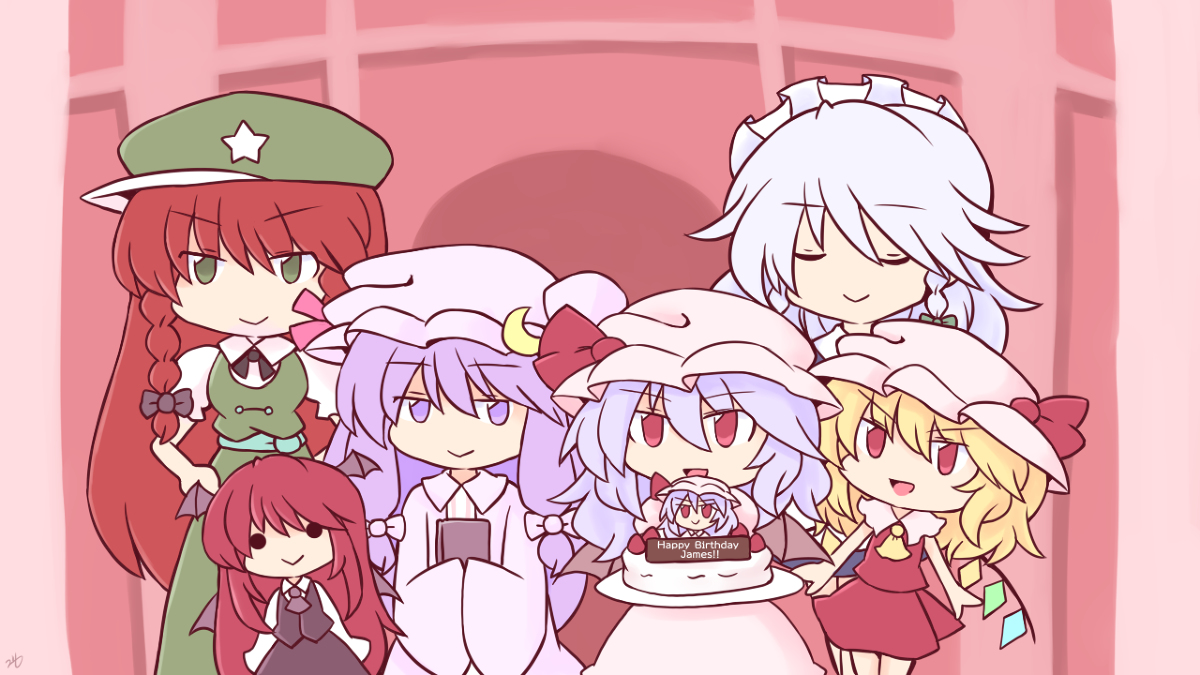 This is a pixiv picture whose title is 【pixivリクエストより】紅魔館組.