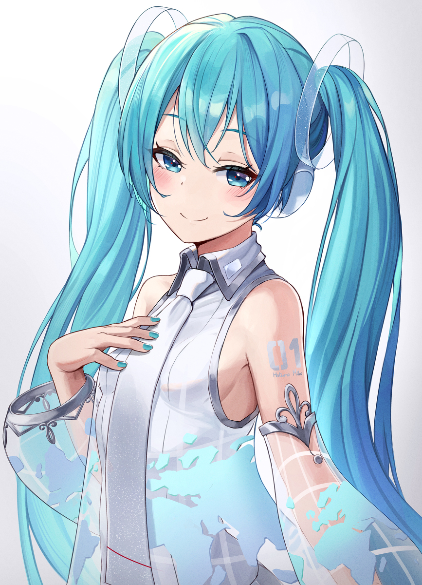 This is a pixiv picture whose title is Miku Expo 2021.