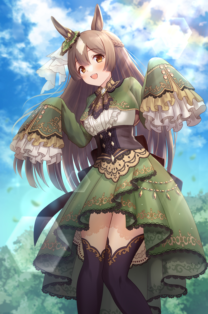 This is a pixiv picture whose title is 【ウマ娘】サトノダイヤモンドちゃん.