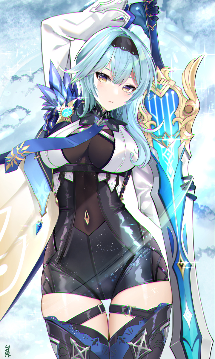 This is a pixiv picture whose title is ５凸キツい　（目修正）.