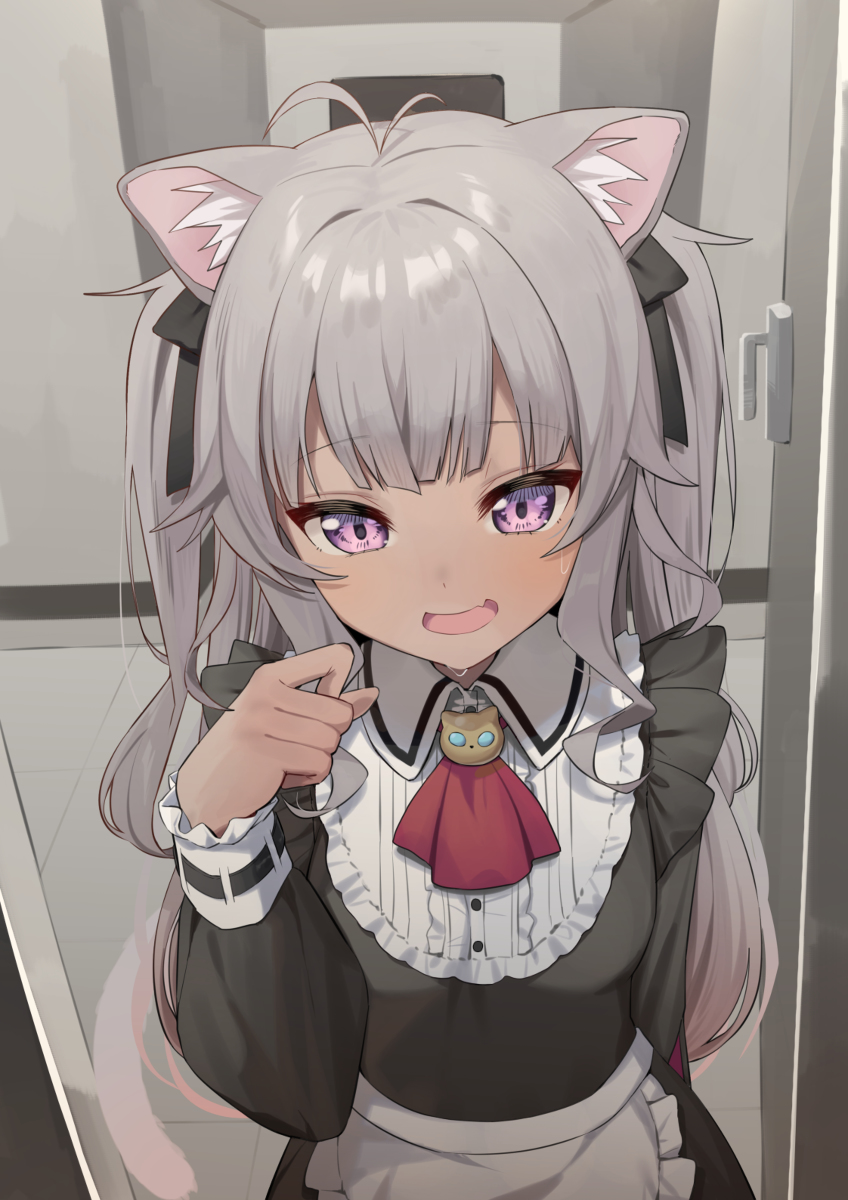 This is a pixiv picture whose title is 魔使マオ.