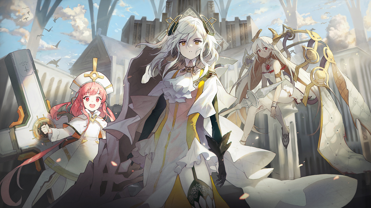 This is a pixiv picture whose title is 白夜極光.