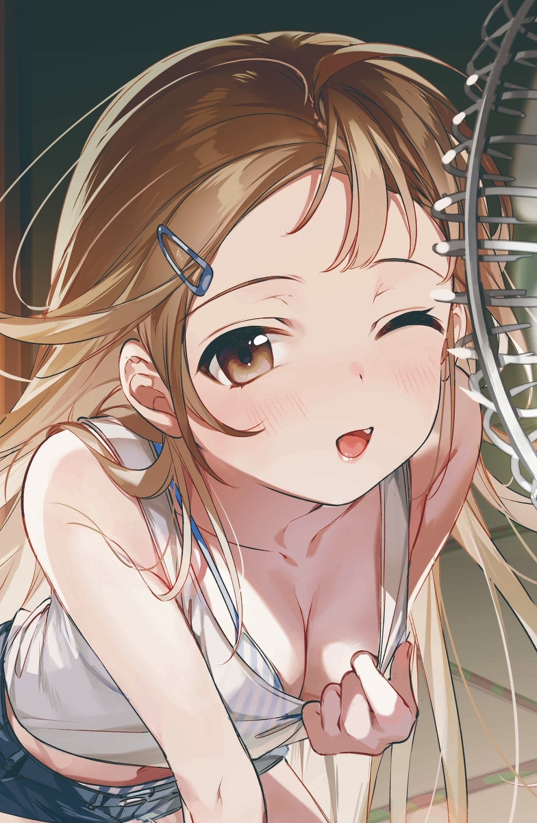 This is a pixiv picture whose title is こんな季節なら、向かい風も悪くないよね.