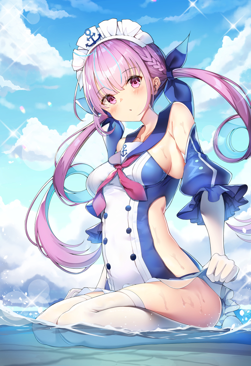 This is a pixiv picture whose title is あくあ.