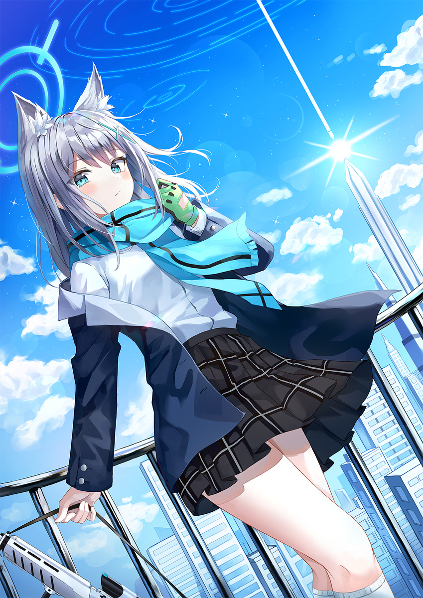This is a pixiv picture whose title is シロコ.
