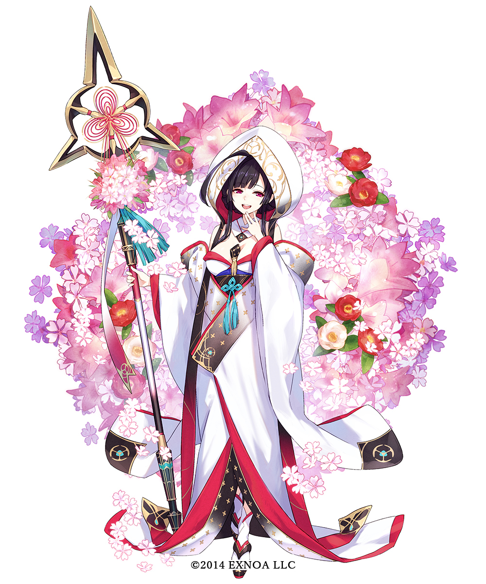 This is a pixiv picture whose title is 御城プロジェクト:RE 「[花嫁衣装]二条亭」.
