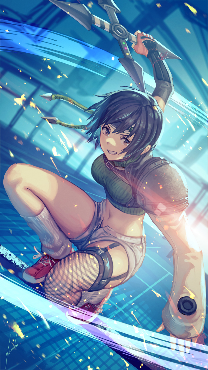 This is a pixiv picture whose title is ユフィ！.