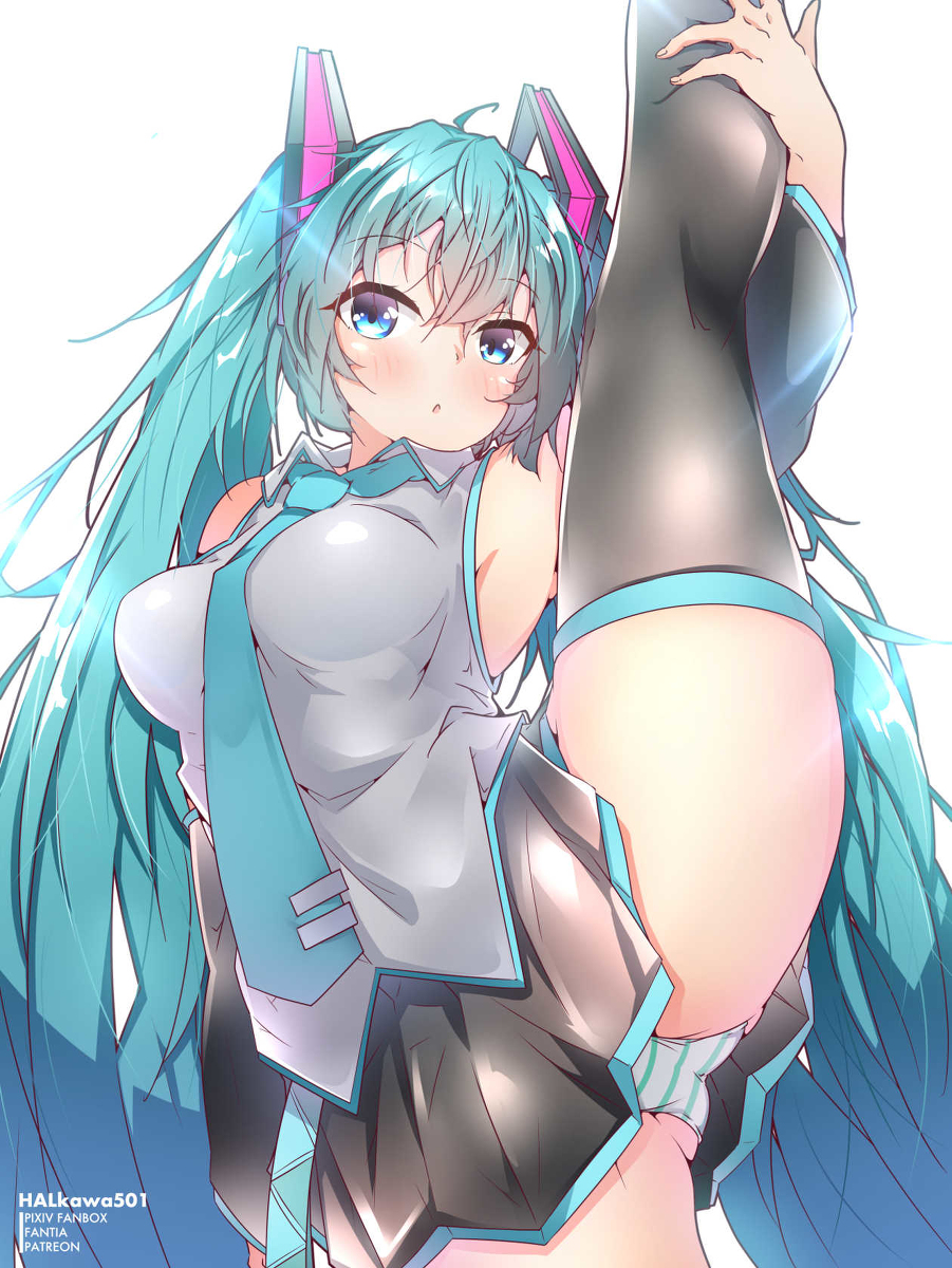This is a pixiv picture whose title is I字バランスミクさん.