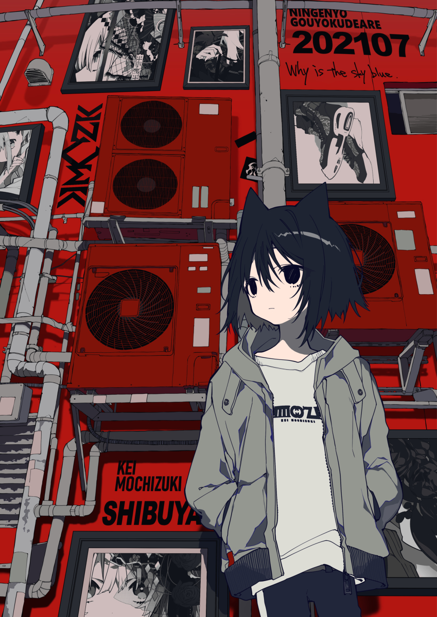 This is a pixiv picture whose title is なぜ空は青いのか.