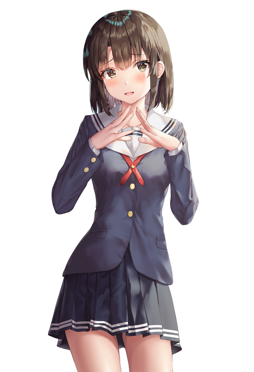 This is a pixiv picture whose title is 加藤恵.