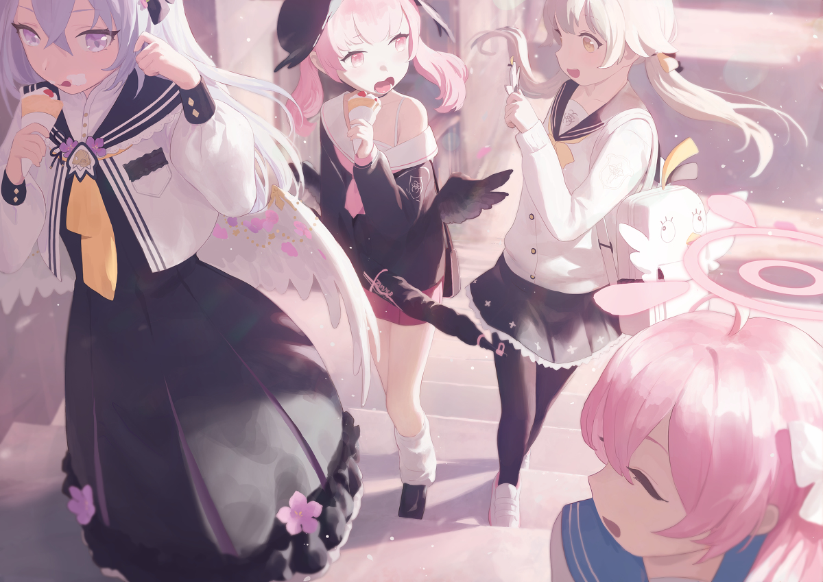 This is a pixiv picture whose title is 「ブルアカ」補習授業部.