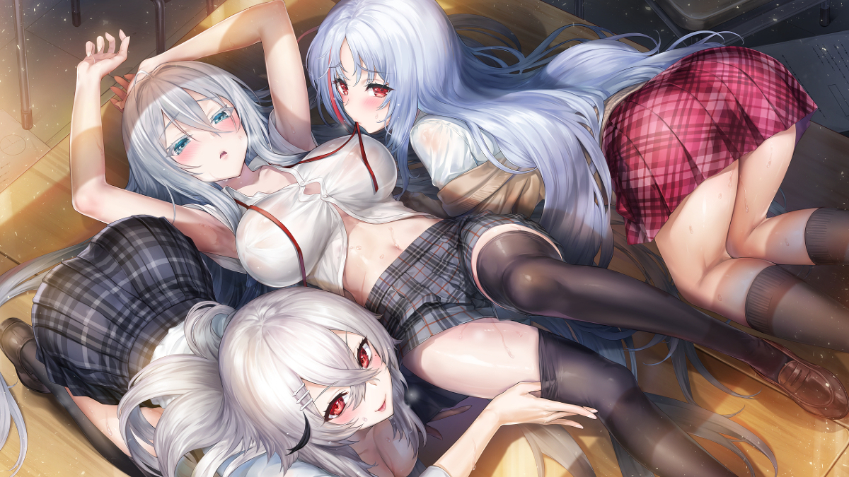 This is a pixiv picture whose title is アズレン　ロード画面.