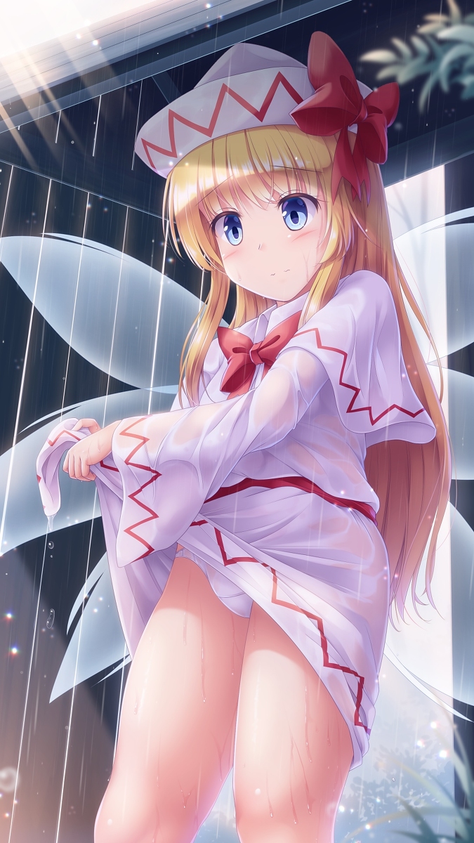 This is a pixiv picture whose title is 天気雨.