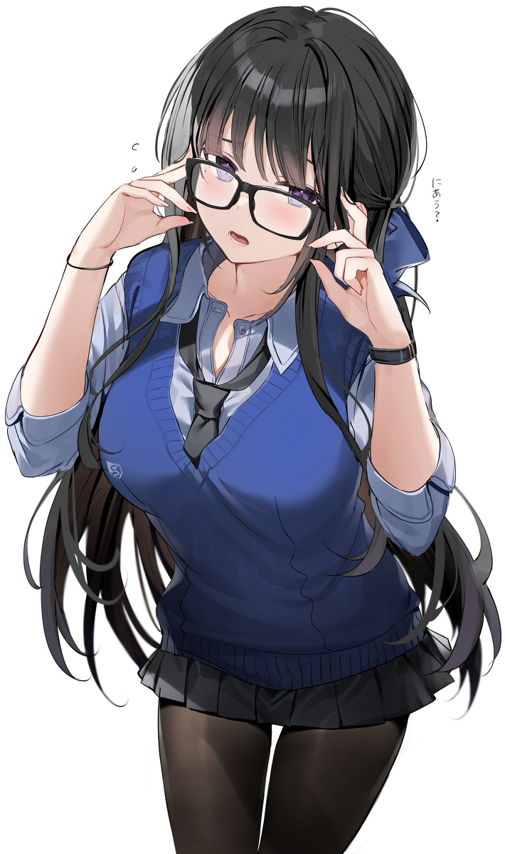 This is a pixiv picture whose title is まじめちゃん👓.