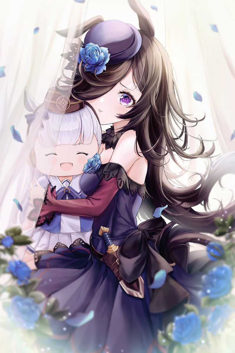 This is a pixiv picture whose title is ライスシャワー.