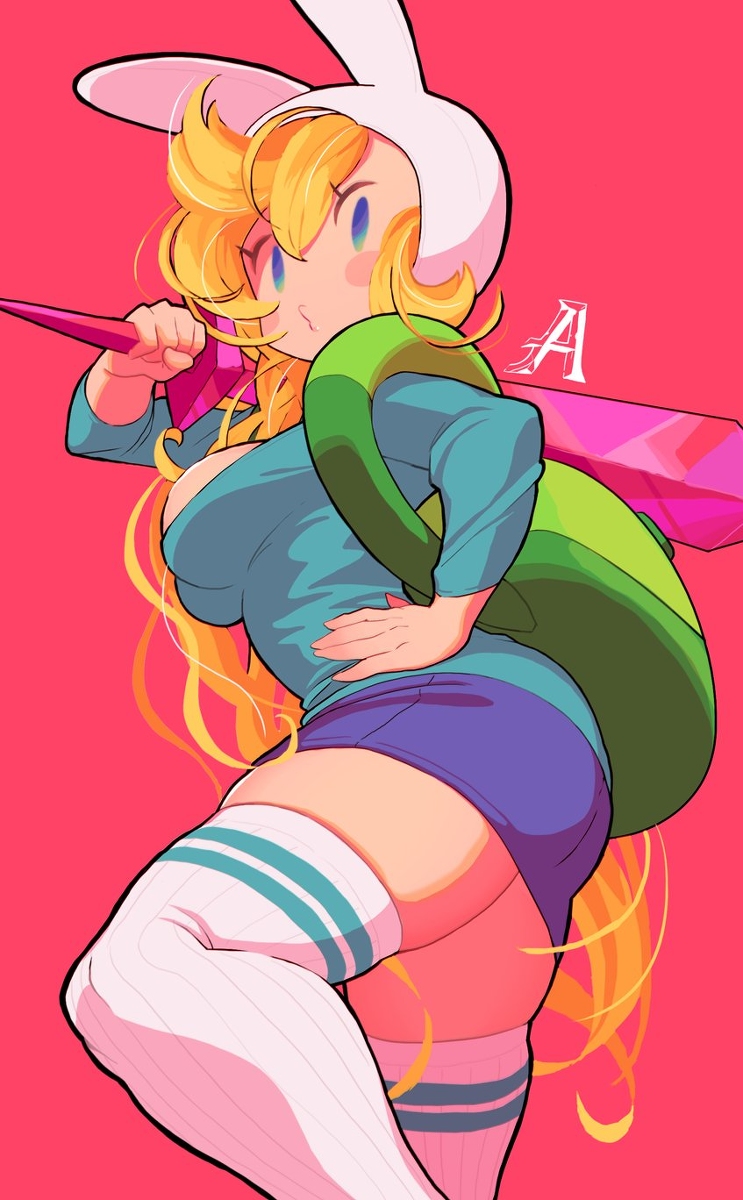 This is a pixiv picture whose title is fionna the human.