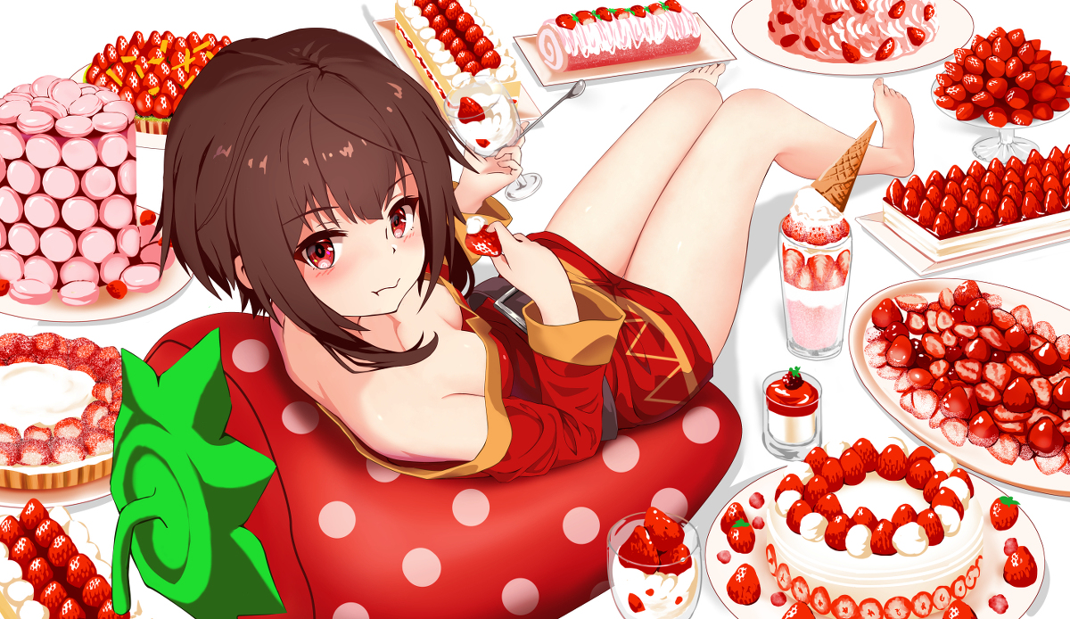 This is a pixiv picture whose title is いちご1万パーセント.