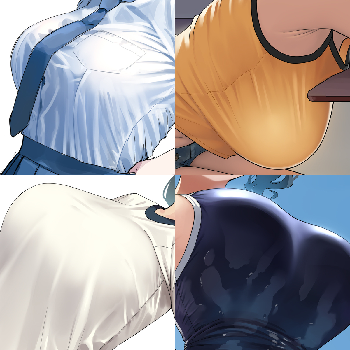 This is a pixiv picture whose title is ぱつぱつ道.