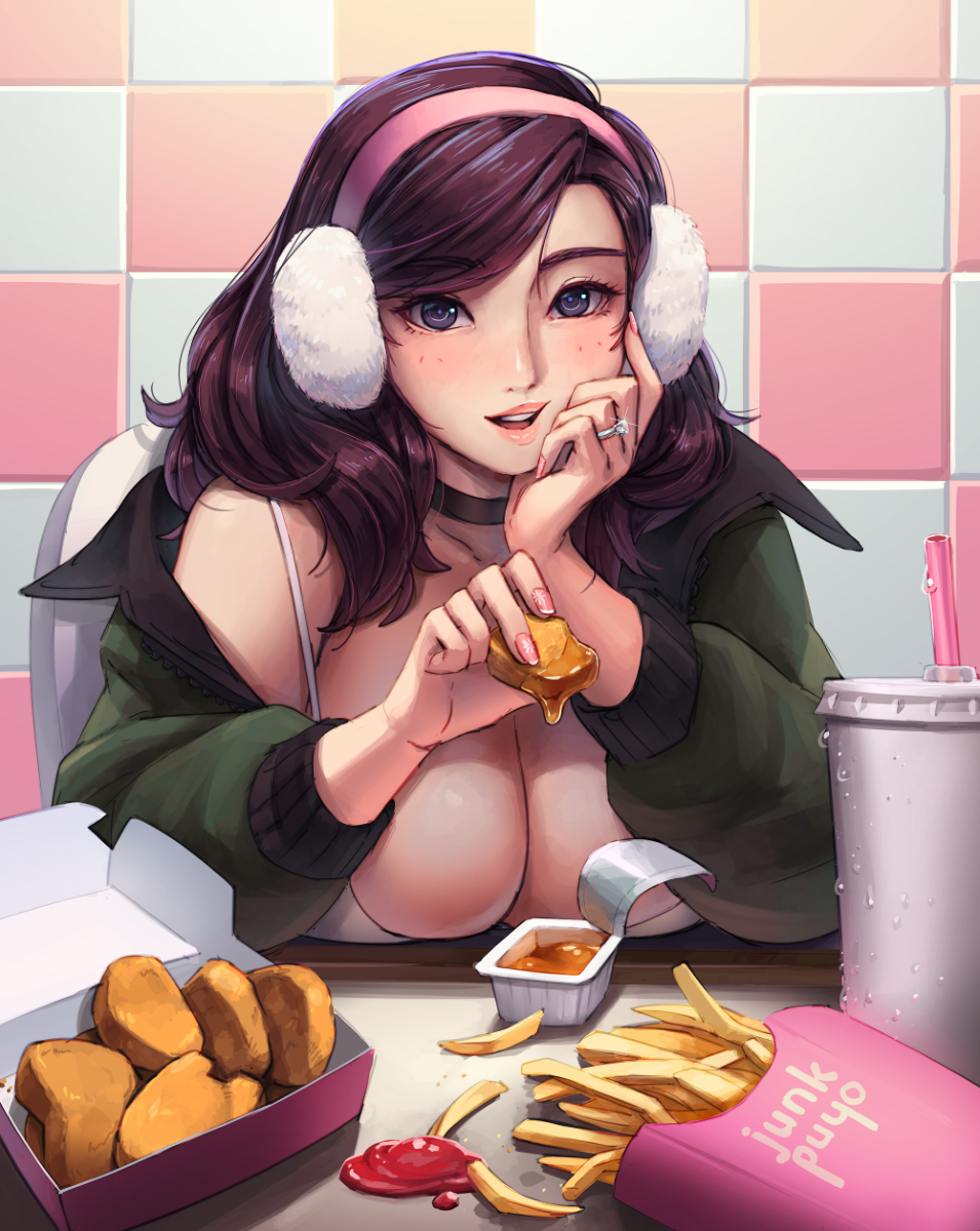 This is a pixiv picture whose title is 너겟.