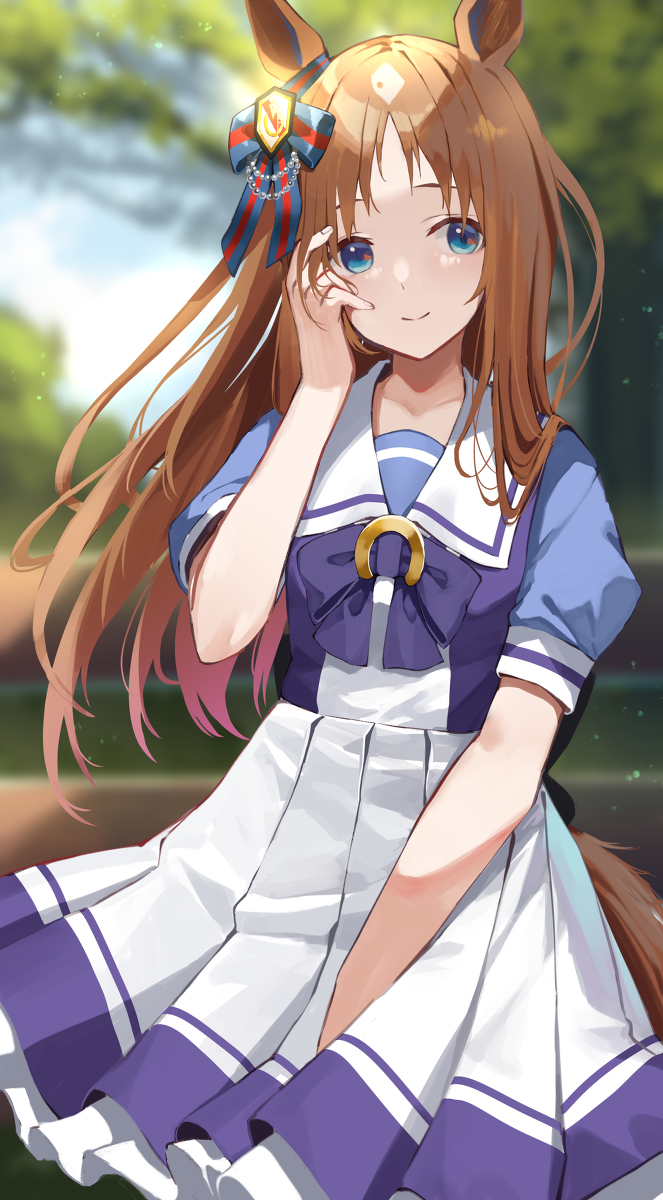 This is a pixiv picture whose title is グラスワンダー.
