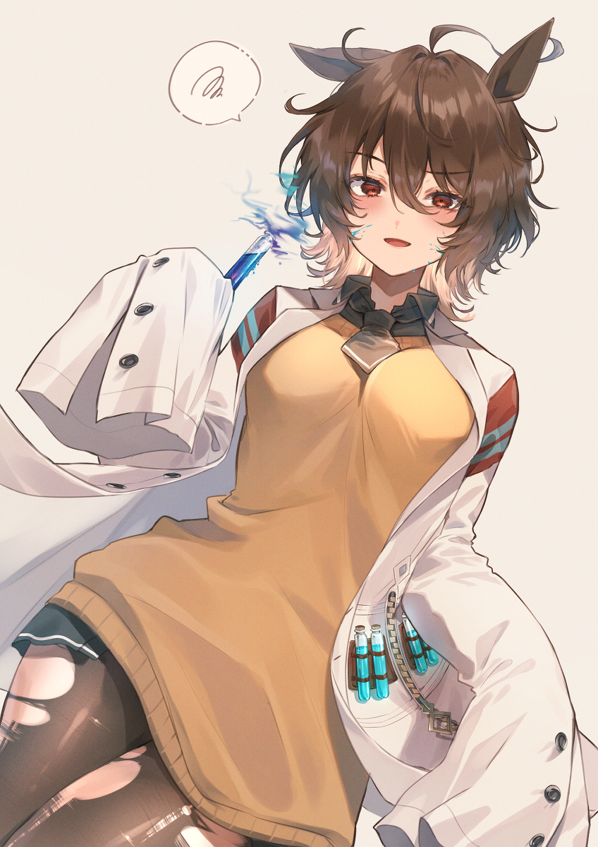 This is a pixiv picture whose title is 実験失敗しちゃったアグネスタキオン.