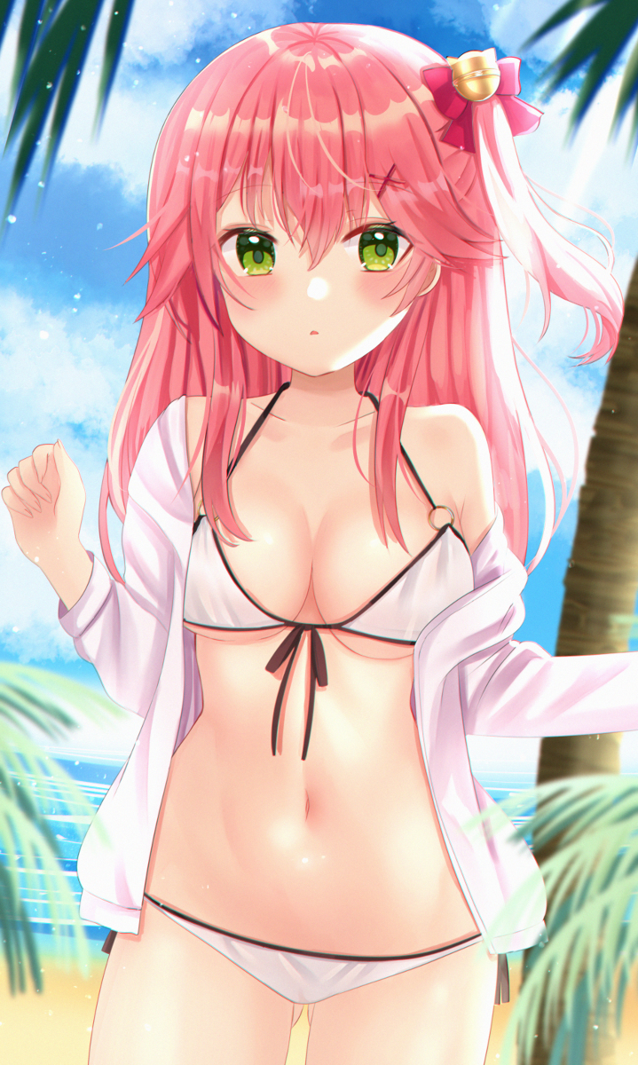 This is a pixiv picture whose title is さくらみこ.