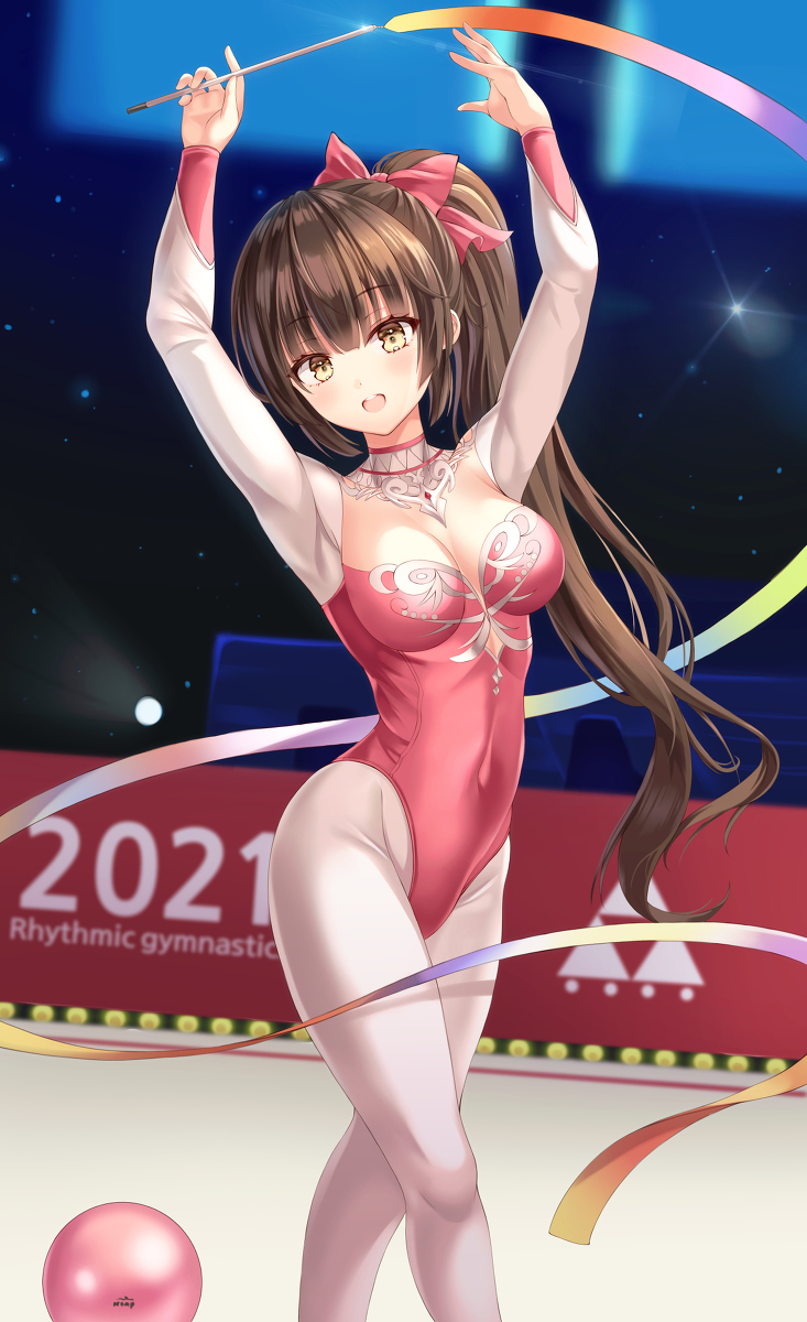 This is a pixiv picture whose title is レオタード.