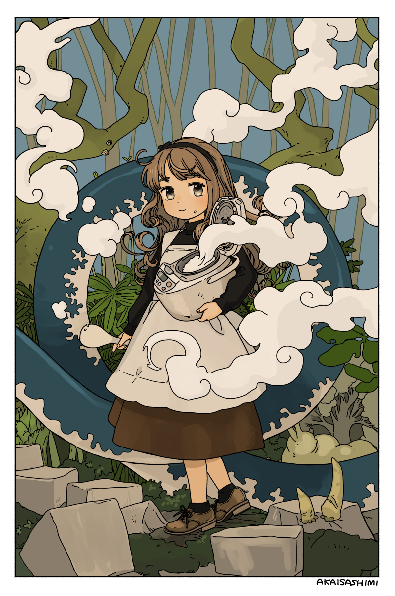 This is a pixiv picture whose title is ごはん.