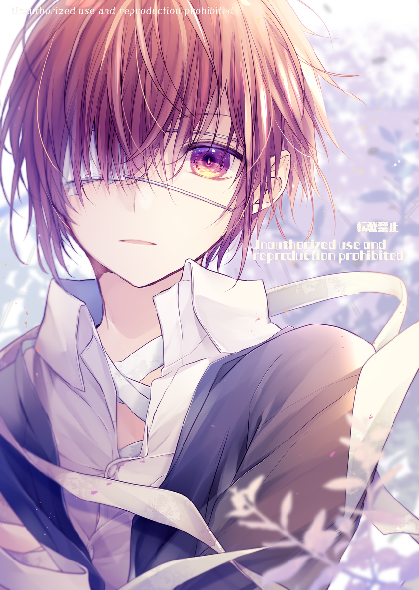 This is a pixiv picture whose title is 赤い髪.