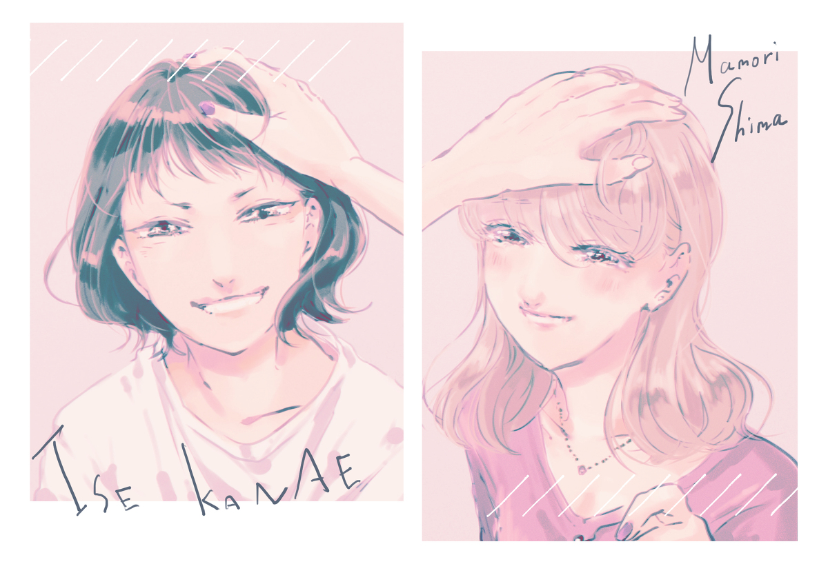 This is a pixiv picture whose title is 創作百合の落書きや漫画まとめ29.