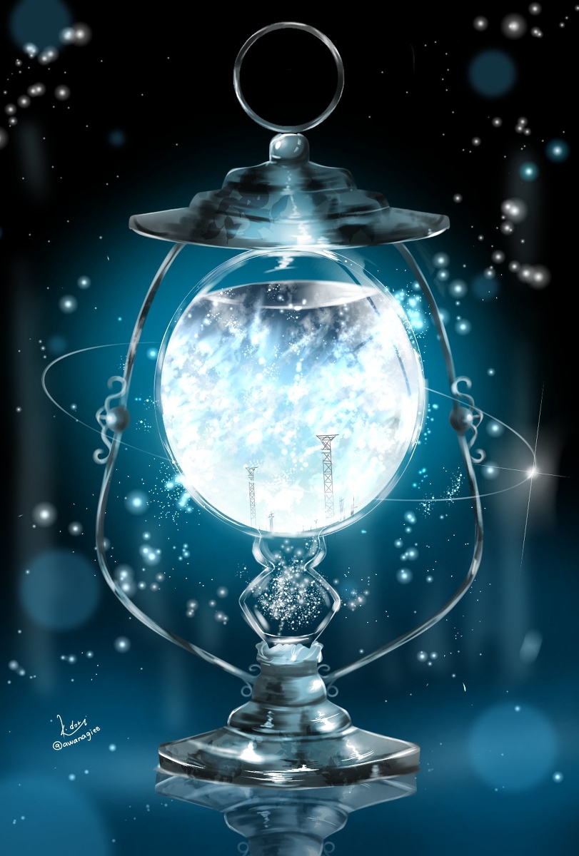 This is a pixiv picture whose title is Lamp.