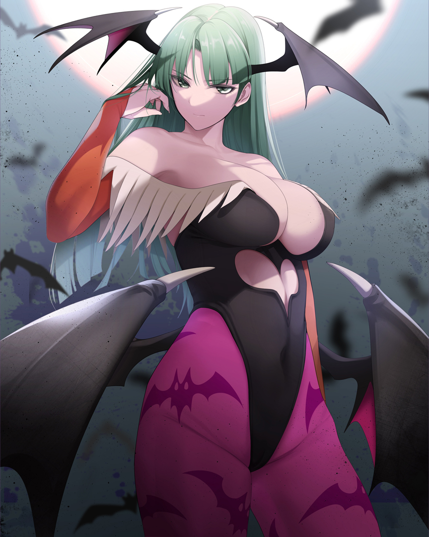 This is a pixiv picture whose title is モリガン・アーンスランド.