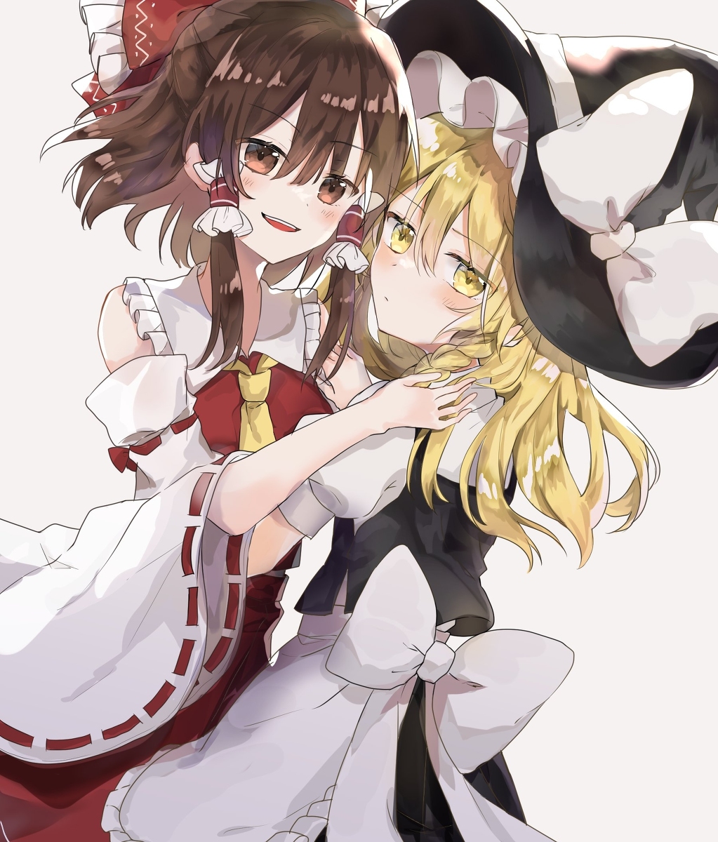 This is a pixiv picture whose title is レイマリ.