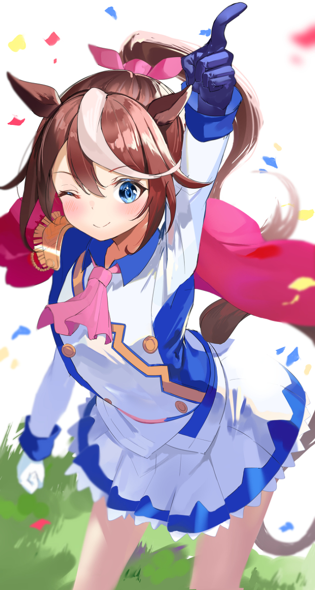 This is a pixiv picture whose title is トウカイテイオー.