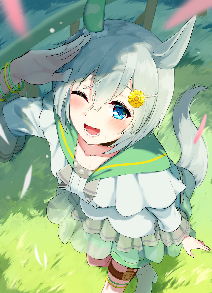 This is a pixiv picture whose title is セイウンスカイ.