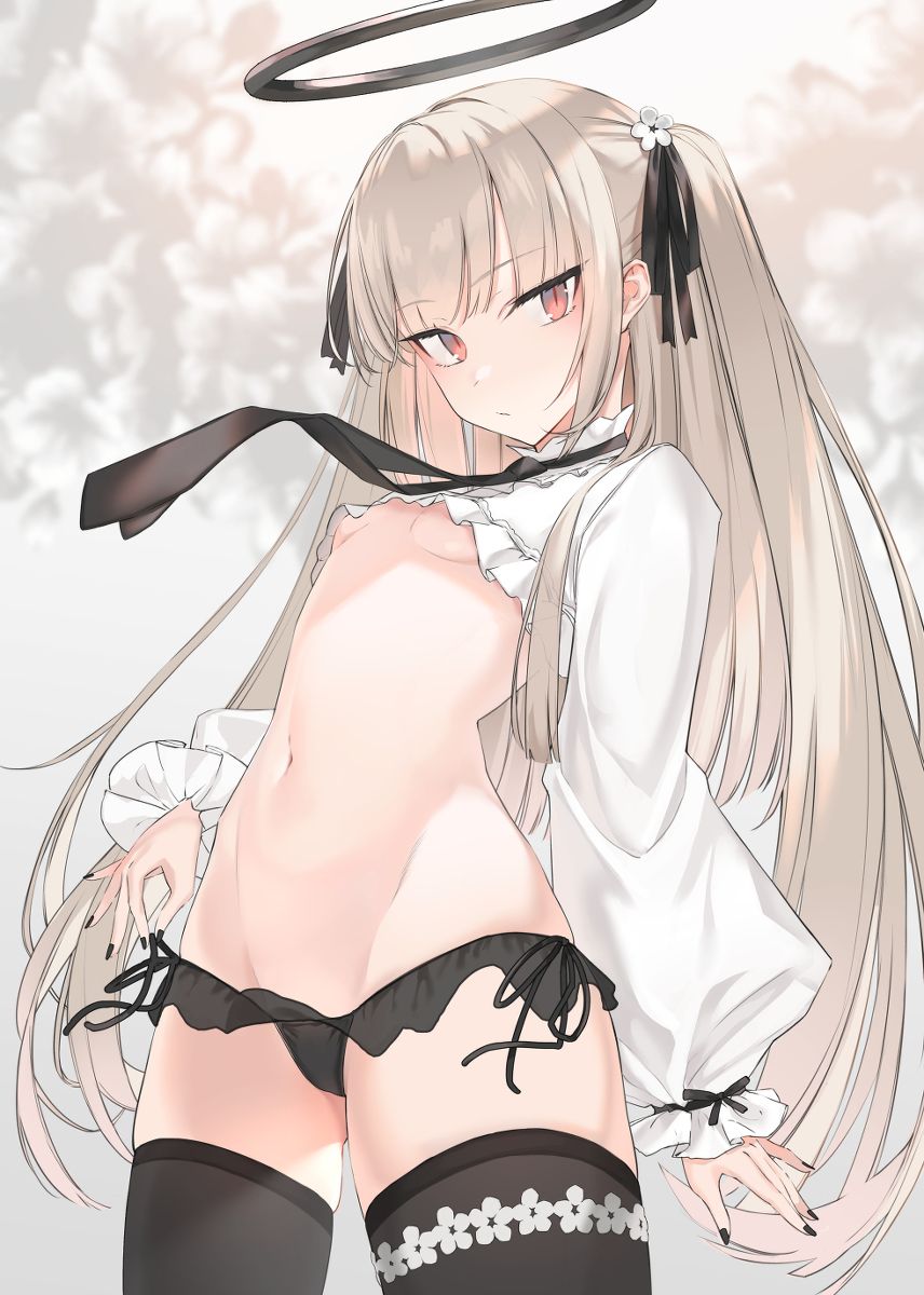 This is a pixiv picture whose title is 🌸👼.