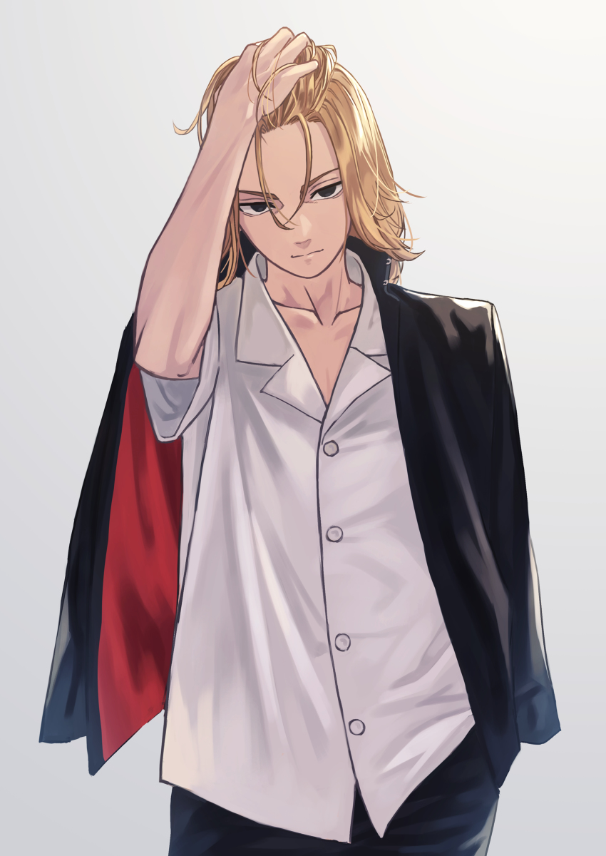 This is a pixiv picture whose title is 東京卍會総長.