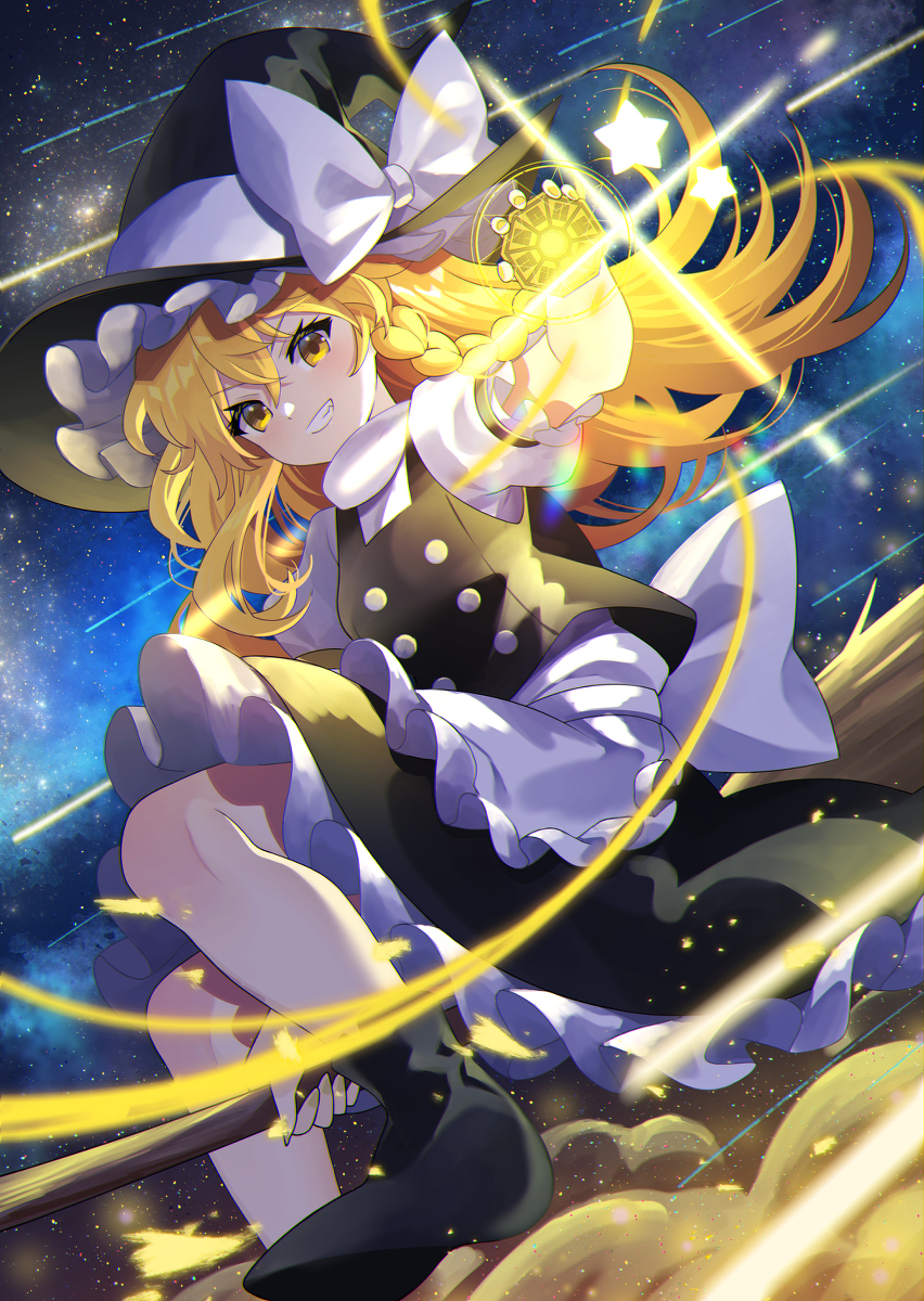 This is a pixiv picture whose title is 普通の魔法使い.