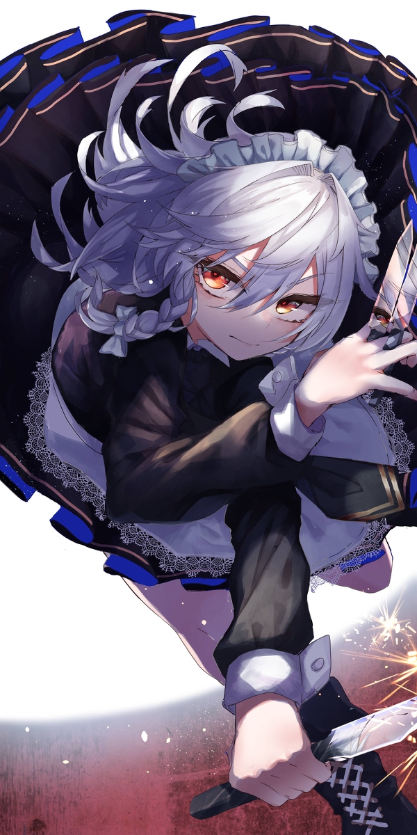 This is a pixiv picture whose title is 十六夜咲夜.