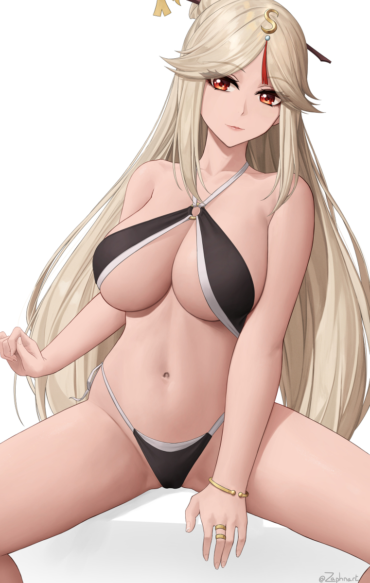 This is a pixiv picture whose title is [原神] 凝光 / Ningguang.