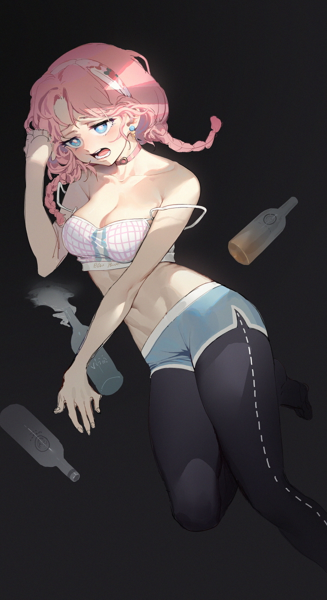This is a pixiv picture whose title is 蓝毒毒.