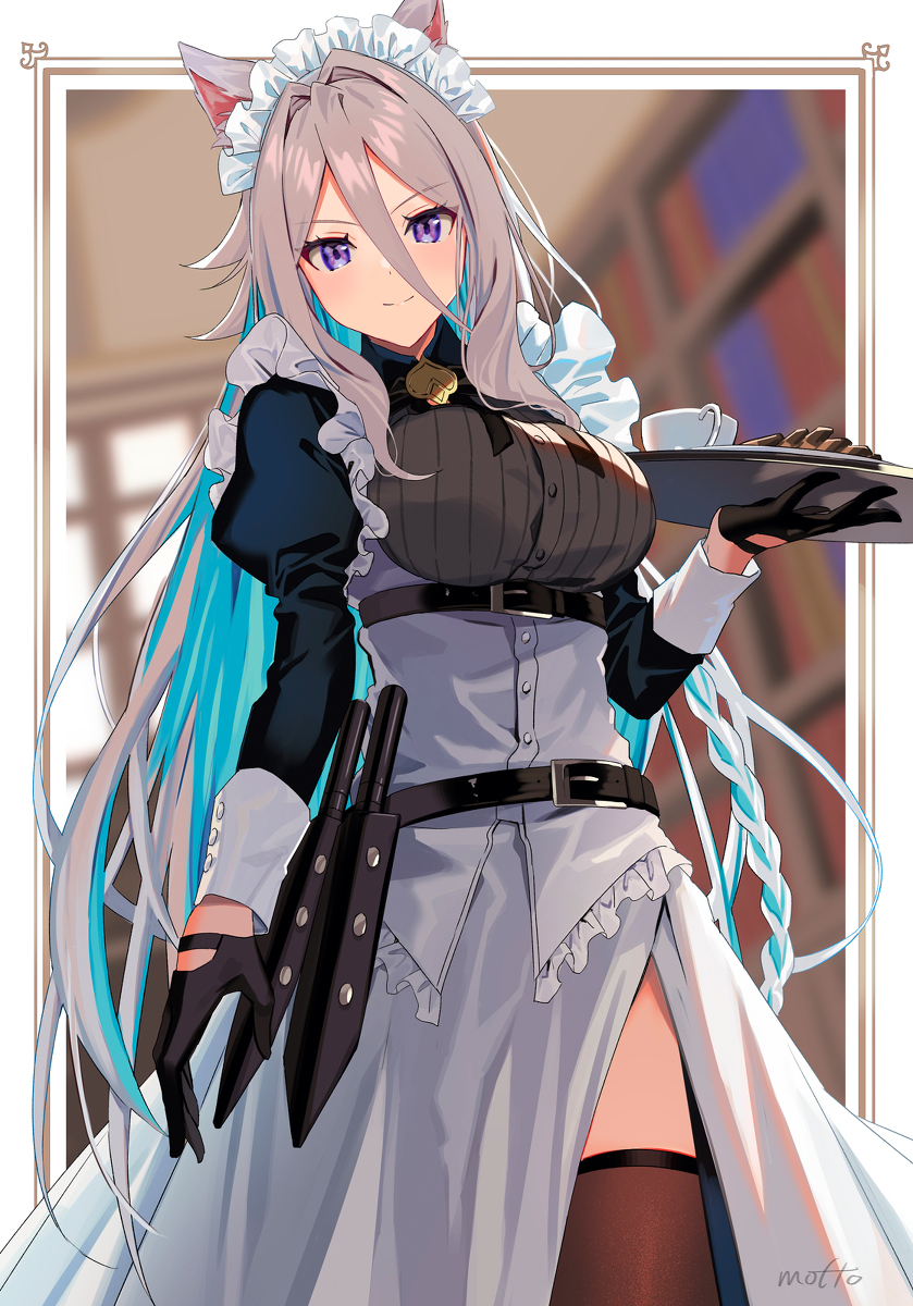 This is a pixiv picture whose title is 貴方に仕える万能メイド.