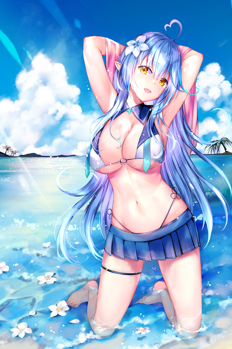 This is a pixiv picture whose title is 水着ラミィ.