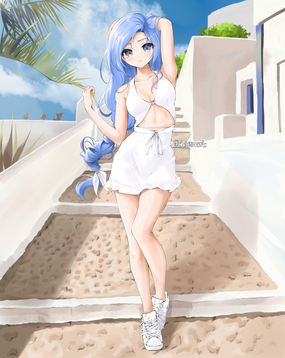 This is a pixiv picture whose title is Sundress.