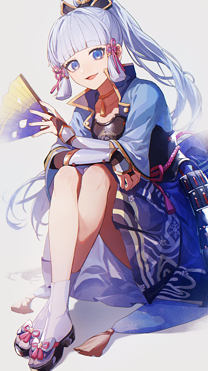 This is a pixiv picture whose title is 神里綾華.