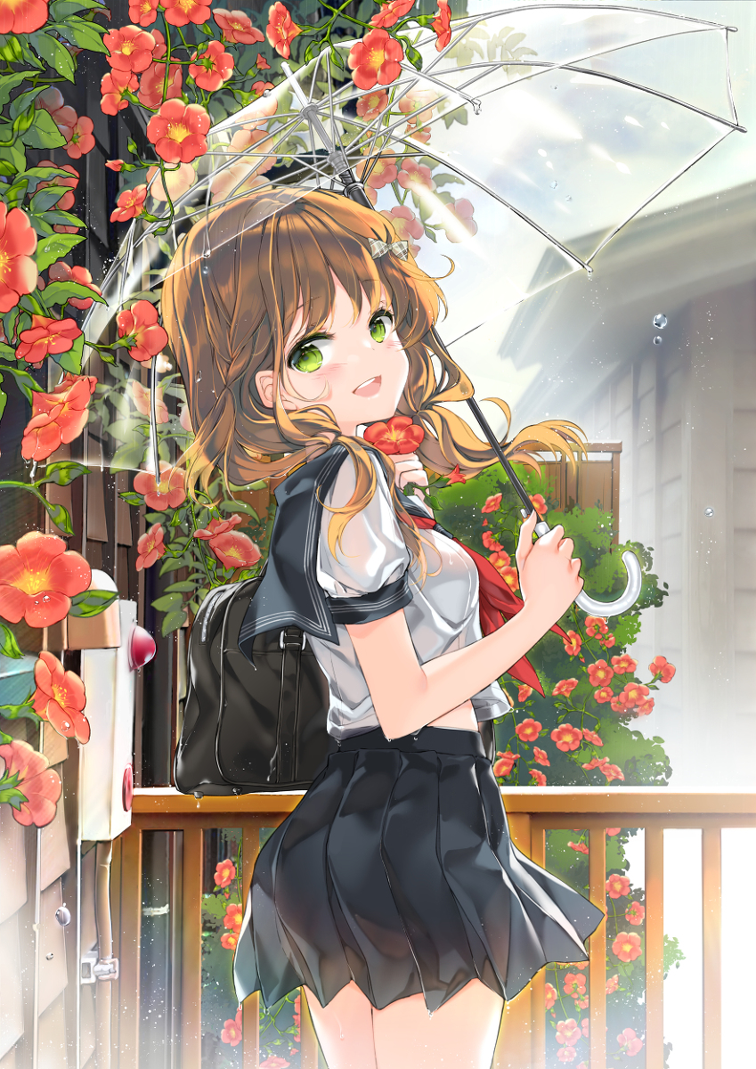 This is a pixiv picture whose title is ノウゼンカズラ.