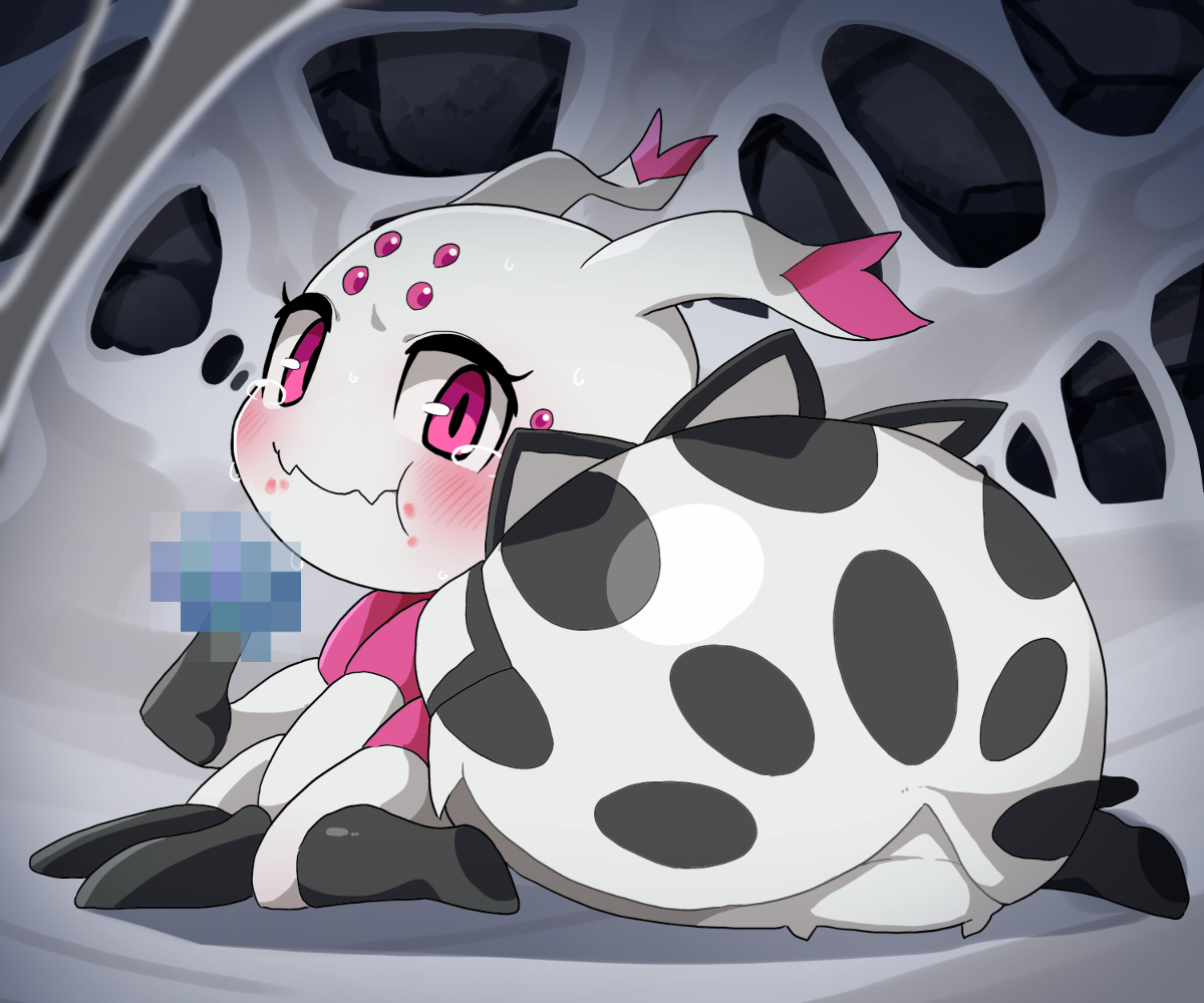 This is a pixiv picture whose title is クモの女の子.