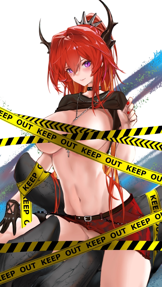 This is a pixiv picture whose title is Keep out.