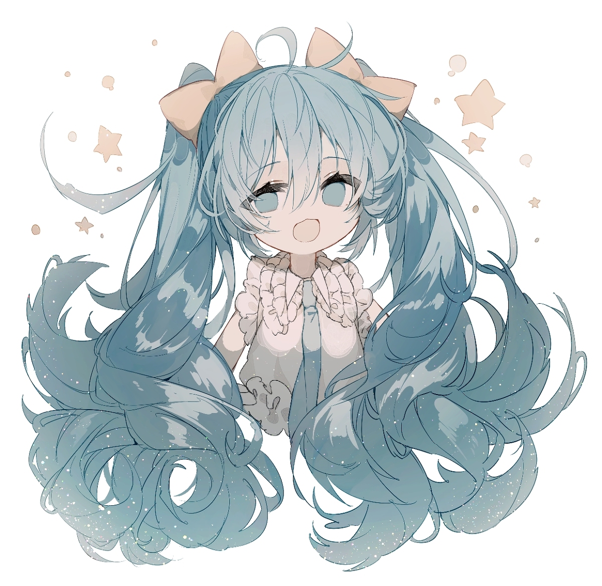 This is a pixiv picture whose title is ミク.