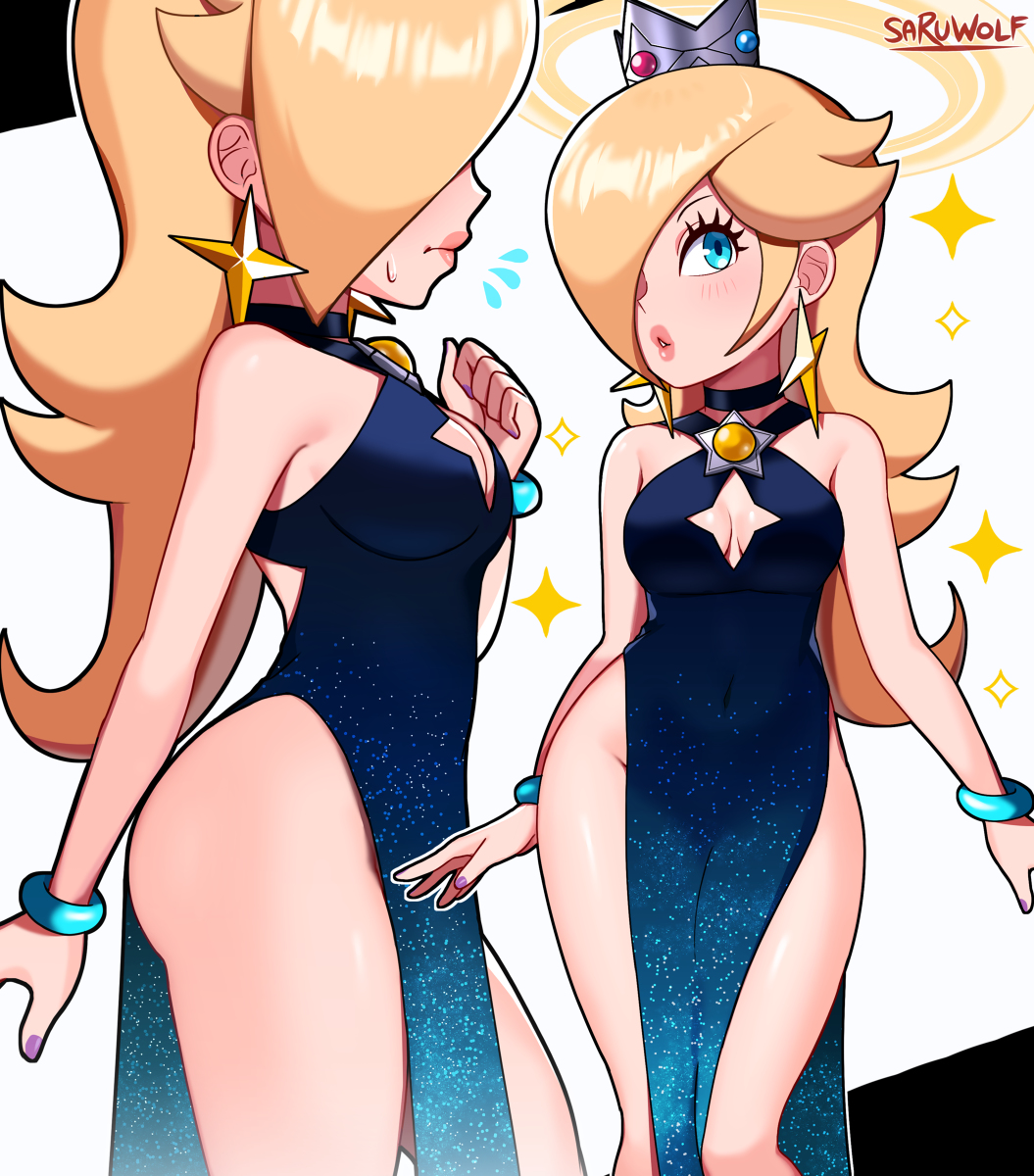 This is a pixiv picture whose title is Galaxy's Goddess Rosetta.